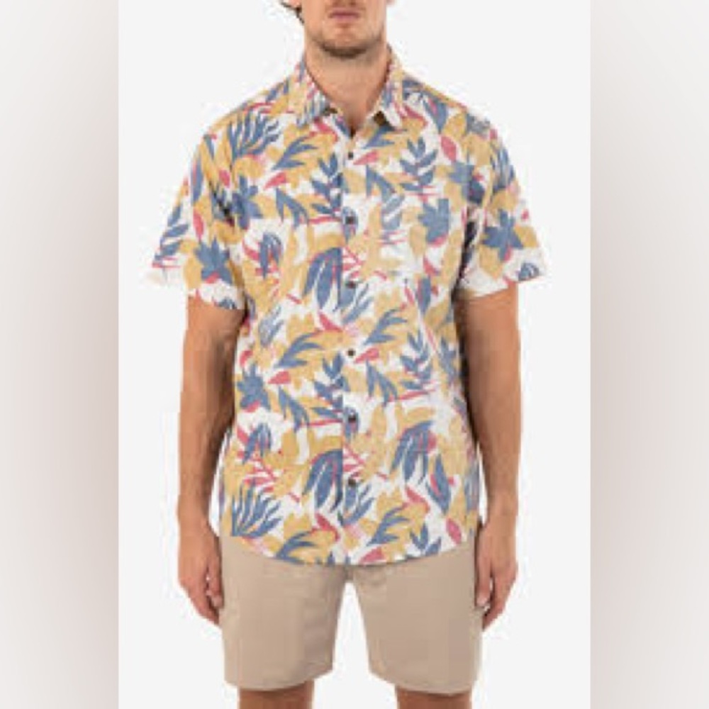 Hurley One and Only Lido Stretch Button Up